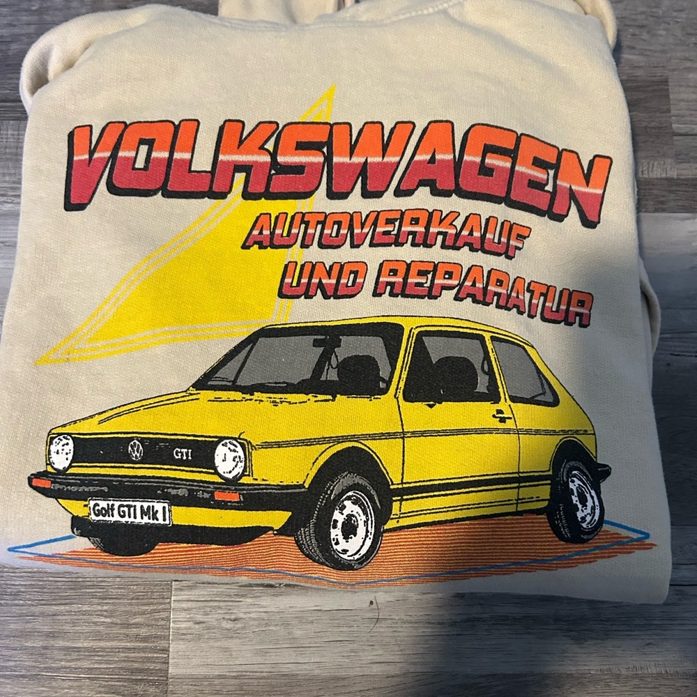 Vintage men's VW Volkswagen GTI MK1 Hoodie
